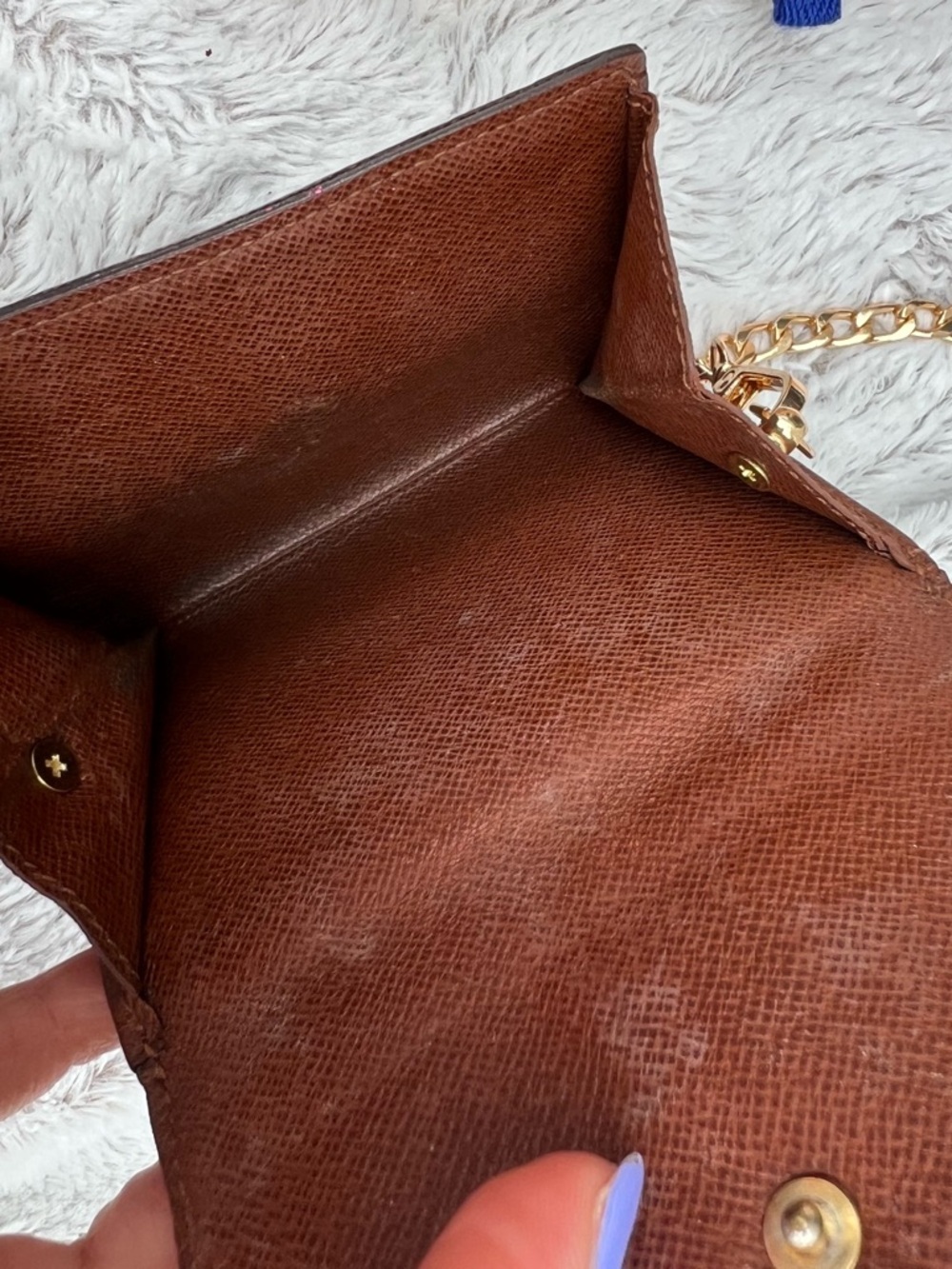 Louis Vuitton Monogram Mini Crossbody in Brown and Gold - Picture 5 of 10